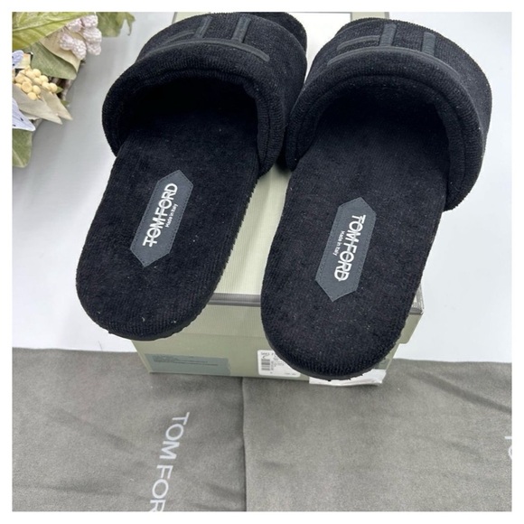 Men\'s Tom Ford toweling velvet slipper size 8 made in main image 7